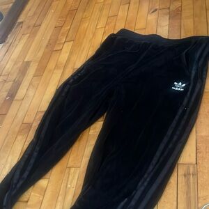 adidas velvet sweatpants